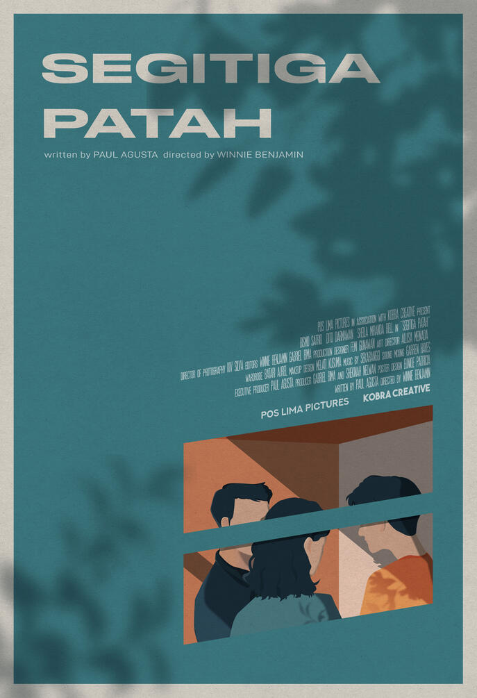 Segita Patah (2020) Indonesia Studio: Pos Lima Pictures, Kobra Creative Director: Winnie Benjamin Producer: Bima Sena Re-recording Mixer: Garren Hayes